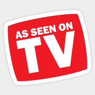 As Seen On TV funny Parody Design Gift Sticker